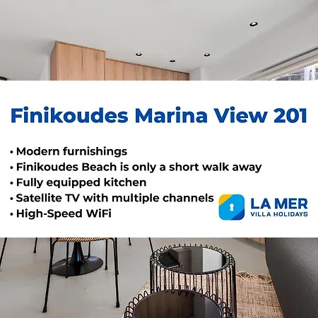 Finikoudes Marina View #201 לרנקה